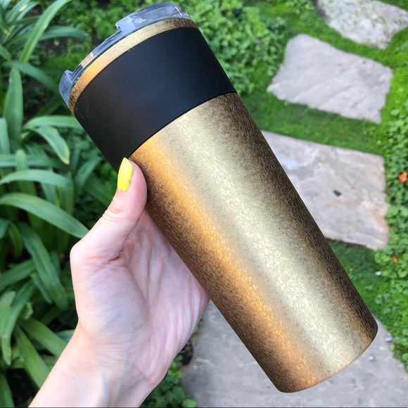 LAST ONE! STARBUCKS FALL 2021 GOLD TUMBLER 16oz - Picture 2 of 5